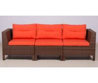 Модульный диван МАТЕРА-2 жгут 30703 ТЕРРАСА Люкс с подушками