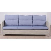 Плетеный диван 3-х местный ВЕНЕЦИЯ-2 жгут 9378 ТЕРРАСА Люкс с подушками
