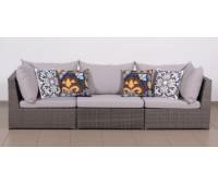 Модульный диван ИБИЦА жгут 7412 ТЕРРАСА Люкс с подушками ткань 13806