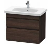 Тумба с раковиной Duravit Durastyle 2320800000 + DS648105353, 80 см, темный каштан