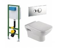 Сет инсталляция 713386 Viega Eco-WC + унитаз Kale BABEL с сиденьем микролифт