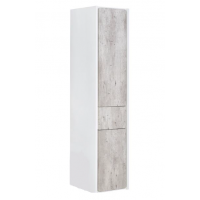 Пенал Roca RONDA, правый, белый глянец/бетон