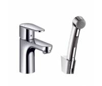 Смеситель для раковины с гигиеническим душем Hansgrohe  Talis E