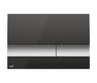 Кнопка смыва Alca Plast M1728-2 черная