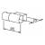 Водоотводящий желоб с порогами для перфорированной решетки Alca Plast APZ8-550 Simple