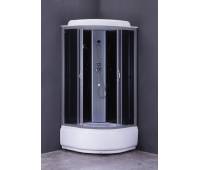 Душевая кабина CS-6610 G, 100*100*215, выс. серая, стекло 4мм, поддон 40 см