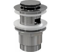 Водослив для умывальника click/clack 5/4" Alca Plast A39, цельнометаллический