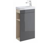 Тумба CERSANIT SMART 40 под раковину COMO, серый, краска