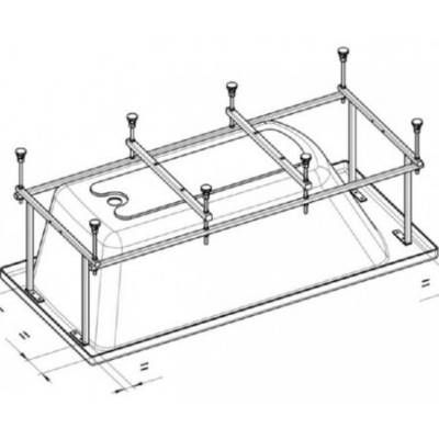 Монтажный комплект к ванне HALL 170*75 см