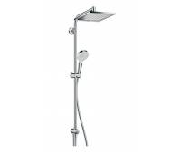27289000 Crometta E 240 1jet Showerpipe Reno EcoSmart 9 л/мин душевая система без смесителя