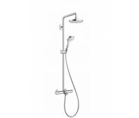 Душевой комплект Hansgrohe 27351400 Croma Select S 180 2jet Showerpipe, белый/хром