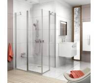 Душевая дверь Chrome CRV2-100 белый Transparent (для уголка нужно 2 шт.)