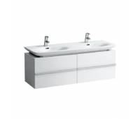 Тумба под раковину Laufen Case for Palace 130 см, 2 ящика, белый глянец