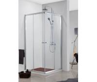 Душевое ограждение без поддона Azario AZ-NNE1142, 90*90, профиль серебро, покрытие Easy clean