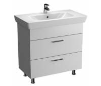 Тумба с раковиной Vitra Vision (5523B003-0001) 85 см, белый глянец