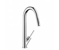 Смеситель для кухни с выдвижным душем Hansgrohe Axor Starck 10821000