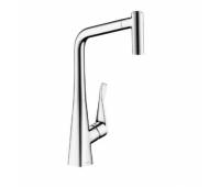 Смеситель для кухни с выдвижным душем Hansgrohe Metris 14820000