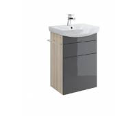 Тумба CERSANIT SMART 60 под раковину CARINA, серый, краска