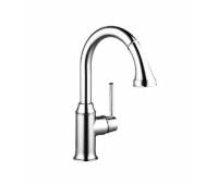 Смеситель для кухни, с выдвижным душем Hansgrohe 14864000 Talis Classic