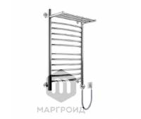Полотенцесушитель электрический Маргроид Вид 5 Лесенка ПРЕМИУМ 80*60 с полкой