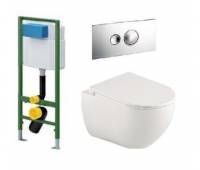 Сет инсталляция 713386 Viega Eco-WC + унитаз Kale ZERO с сиденьем микролифт