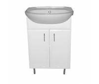 Тумба Стиль Коралл 55 (550*870*310) с раковиной Cersanit Erica 55