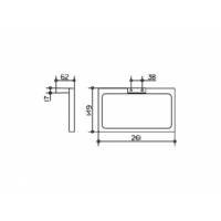 Полотенцедержатель Fixsen Square FX-93101, 40 см