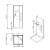 Распашная дверь для ниши и боковой стенки Huppe Х1 120701, 80 см