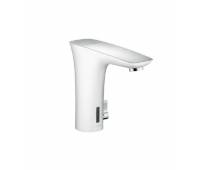 Смеситель для раковины электронный Hansgrohe 15170400 PuraVida, белый/хром