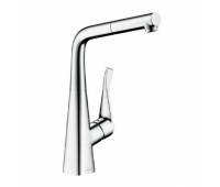 Смеситель для кухни с выдвижным душем Hansgrohe 14821000 Metris