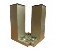 Ножки для мебели 2 шт., универсальные, INOX, Сорт1,
