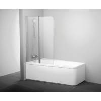 Шторка для ванны 10CVS2-100 Левая блестящий + транспарент